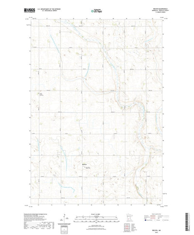 United States Geological Survey Bechyn, MN (2022, 24000-Scale) digital map