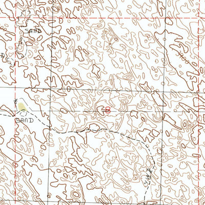 United States Geological Survey Beck Lake, NE (1986, 24000-Scale) digital map