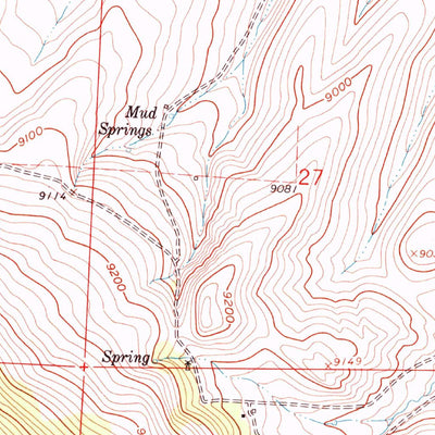 United States Geological Survey Beck Mountain, CO (1960, 24000-Scale) digital map