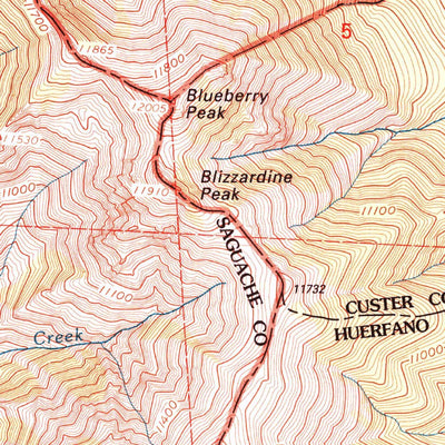 United States Geological Survey Beck Mountain, CO (2001, 24000-Scale) digital map
