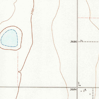 United States Geological Survey Beck, TX (1964, 24000-Scale) digital map