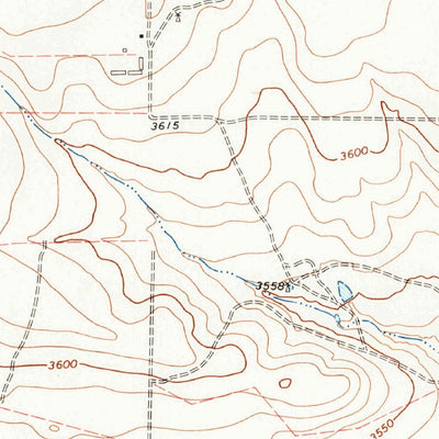 United States Geological Survey Beck, TX (1964, 24000-Scale) digital map