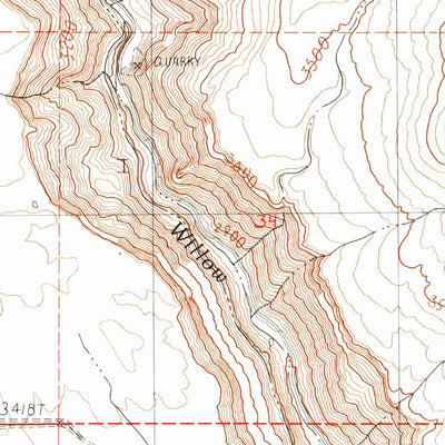 United States Geological Survey Becker Creek, OR (1990, 24000-Scale) digital map