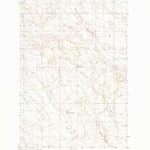 United States Geological Survey Becker Dam, MT (1983, 24000-Scale) digital map