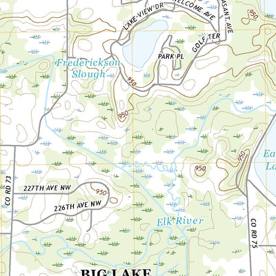 United States Geological Survey Becker, MN (2022, 24000-Scale) digital map