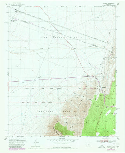 United States Geological Survey Becker, NM (1952, 24000-Scale) digital map