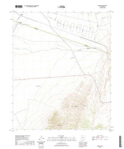 United States Geological Survey Becker, NM (2020, 24000-Scale) digital map