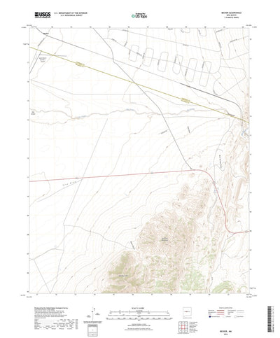 United States Geological Survey Becker, NM (2023, 24000-Scale) digital map