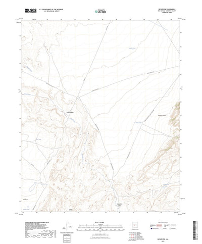 United States Geological Survey Becker SW, NM (2023, 24000-Scale) digital map