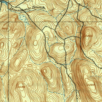 United States Geological Survey Becket, MA (1897, 62500-Scale) digital map