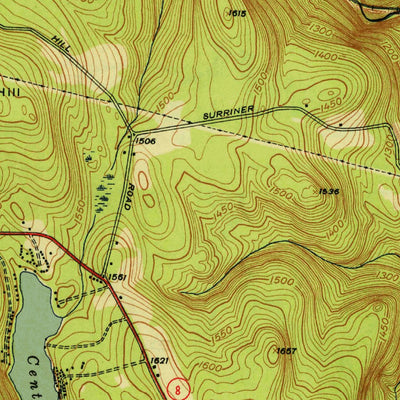 United States Geological Survey Becket, MA (1948, 31680-Scale) digital map