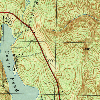 United States Geological Survey Becket, MA (1954, 25000-Scale) digital map