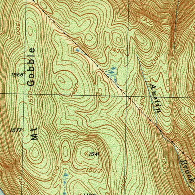 United States Geological Survey Becket, MA (1954, 25000-Scale) digital map