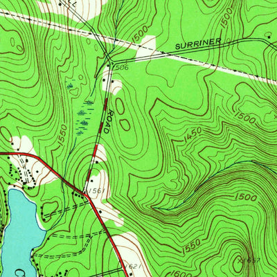 United States Geological Survey Becket, MA (1958, 24000-Scale) digital map