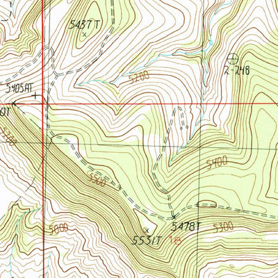 United States Geological Survey Becket, MT (1986, 24000-Scale) digital map