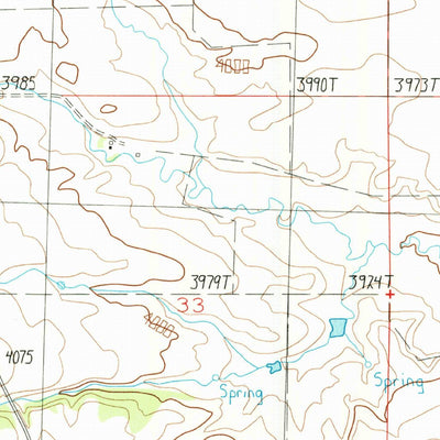 United States Geological Survey Becket NE, MT (1986, 24000-Scale) digital map