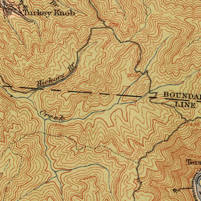 United States Geological Survey Beckley, WV (1913, 62500-Scale) digital map