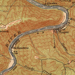 United States Geological Survey Beckley, WV (1913, 62500-Scale) digital map