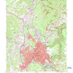 United States Geological Survey Beckley, WV (1969, 24000-Scale) digital map