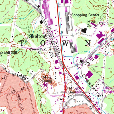 United States Geological Survey Beckley, WV (1969, 24000-Scale) digital map