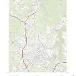 United States Geological Survey Beckley, WV (2023, 24000-Scale) digital map