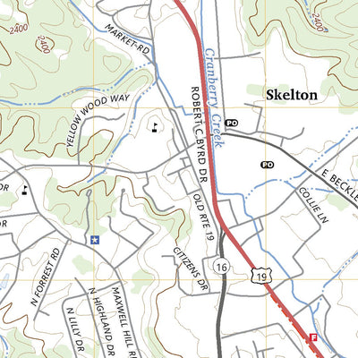 United States Geological Survey Beckley, WV (2023, 24000-Scale) digital map