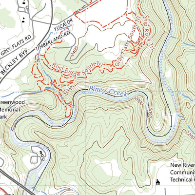 United States Geological Survey Beckley, WV (2023, 24000-Scale) digital map