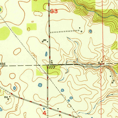 United States Geological Survey Becks Mill, IN (1950, 24000-Scale) digital map