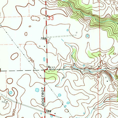 United States Geological Survey Becks Mill, IN (1966, 24000-Scale) digital map