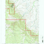 United States Geological Survey Beckton, WY (1993, 24000-Scale) digital map