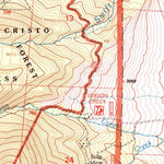United States Geological Survey Beckwith Mountain, CO (2001, 24000-Scale) digital map