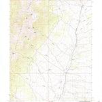 United States Geological Survey Becky Peak, NV (1982, 24000-Scale) digital map