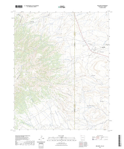 United States Geological Survey Beclabito, NM (2023, 24000-Scale) digital map