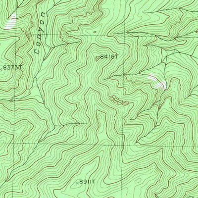 United States Geological Survey Beclabito, NM-AZ (1982, 24000-Scale) digital map