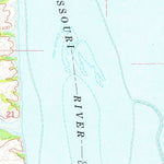 United States Geological Survey Bedashosha Lake, SD (1974, 24000-Scale) digital map