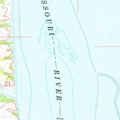 United States Geological Survey Bedashosha Lake, SD (1974, 24000-Scale) digital map
