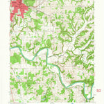 United States Geological Survey Bedford East, IN (1958, 24000-Scale) digital map