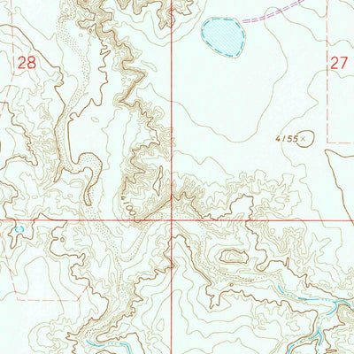 United States Geological Survey Bedford Hill, NM (1968, 24000-Scale) digital map