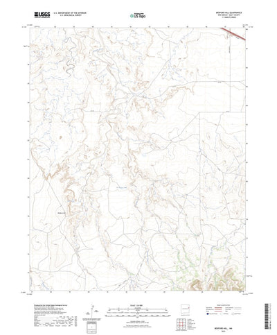United States Geological Survey Bedford Hill, NM (2023, 24000-Scale) digital map