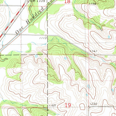 United States Geological Survey Bedford, IA (1980, 24000-Scale) digital map