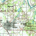 United States Geological Survey Bedford, IN (1990, 100000-Scale) digital map