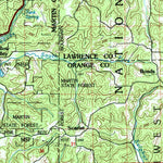 United States Geological Survey Bedford, IN (1990, 100000-Scale) digital map