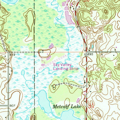 United States Geological Survey Bedford, MI (1961, 24000-Scale) digital map