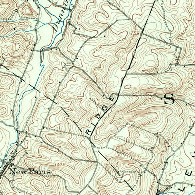 United States Geological Survey Bedford, PA (1908, 62500-Scale) digital map