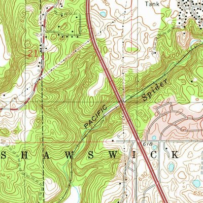 United States Geological Survey Bedford West, IN (1979, 24000-Scale) digital map