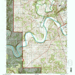 United States Geological Survey Bedford West, IN (1993, 24000-Scale) digital map