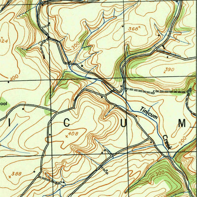 United States Geological Survey Bedminster, PA (1943, 31680-Scale) digital map