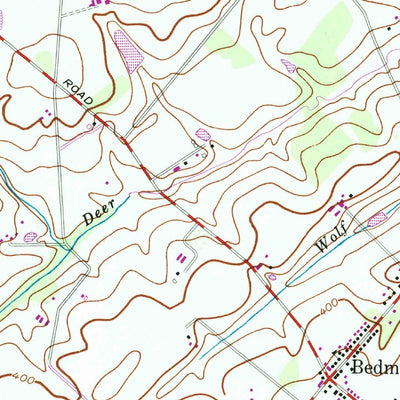United States Geological Survey Bedminster, PA (1992, 24000-Scale) digital map
