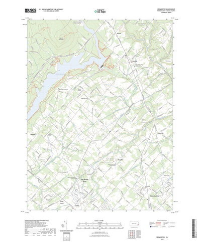 United States Geological Survey Bedminster, PA (2023, 24000-Scale) digital map