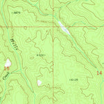 United States Geological Survey Bedstead Ridge, ID (1973, 24000-Scale) digital map